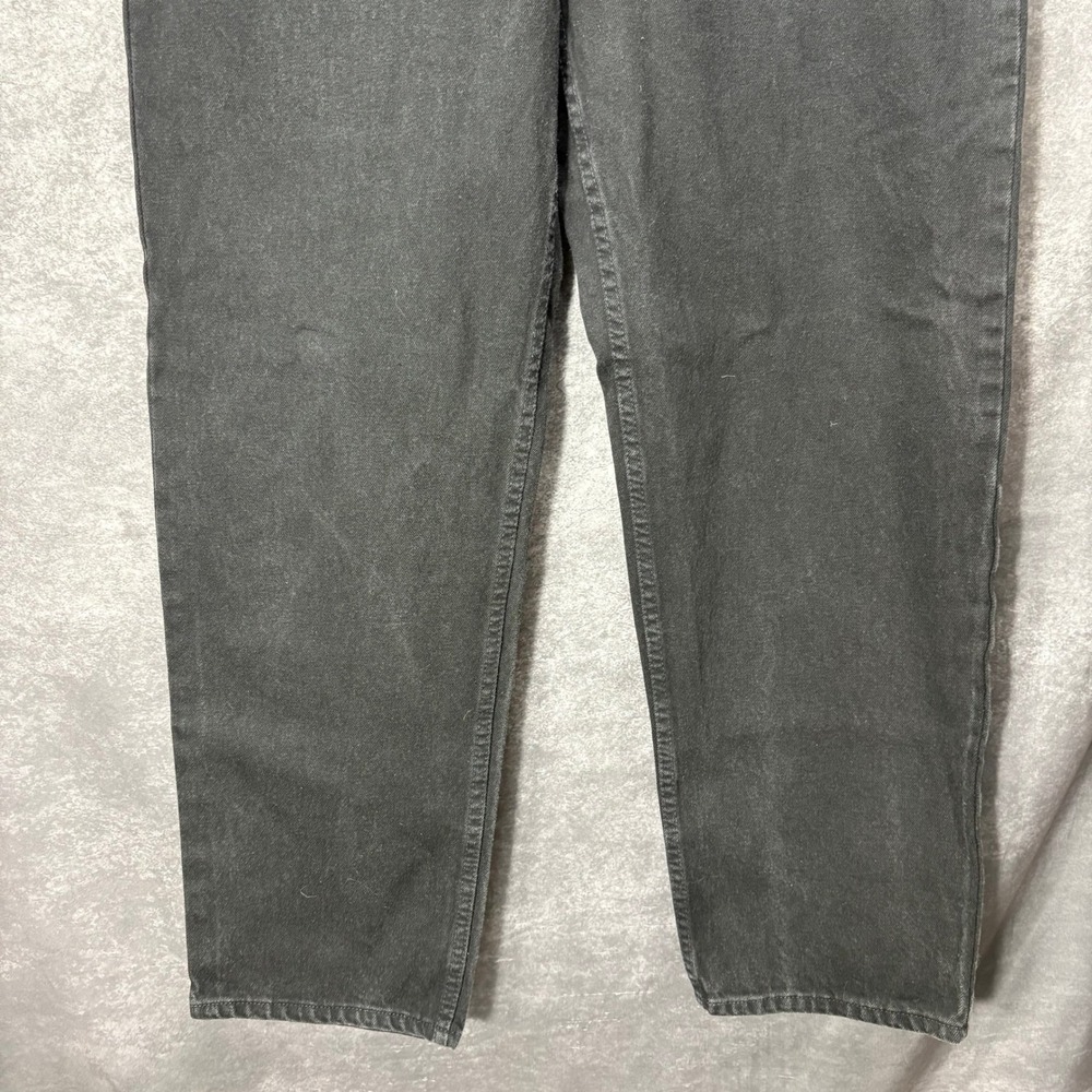 Vintage 90s Levis 550 Black Relaxed Fit Jeans Mens 38x32 Orange Tab Made in USA - Picture 9 of 16